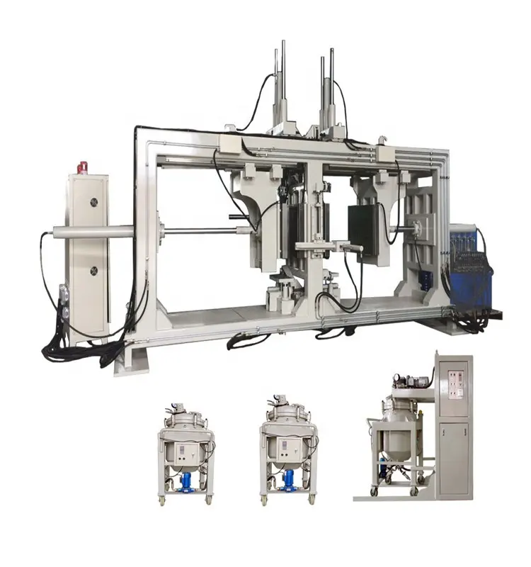Macchina per lo stampaggio ad iniezione di resina epossidica doppia stazione di lavoro per la produzione di trasformatori APG- 858