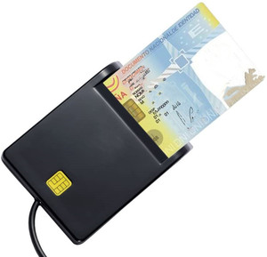 เครื่องอ่านสมาร์ทการ์ด CAC ทั่วไป USB สำหรับพีซี - Product Image 1