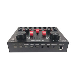 Good Price Mixer Usb Studio Recording <strong>Microphone</strong> V8S Greeting Module Sound Card - Product Image 1
