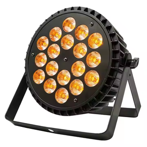 ไฟพาร์ DJ ไฟยูวี + RGB LED 18*10W แบบ DMX แบบผสมไม่มีที่สิ้นสุดและเอฟเฟกต์สายรุ้ง200W - Product Image 1