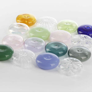 צבעים מותאמים אישית ברורים borosilicate 3.3 קטורת מחזיק בעבודת יד חום זכוכית עמיד למים עבור הבית מקורה - Product Image 1