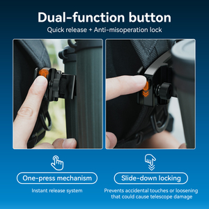 Yeni stok hızlı bırakma ayrılabilir evrensel montaj aksesuarları ile 1/4-20 diş dürbün monoküler Tripod adaptörü kelepçe - Product Image 2