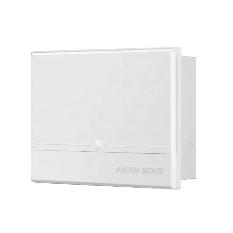 Akkostar 10way abs توزيع الطاقة الكهربائية صندوق معدني قطاع دارة مربع