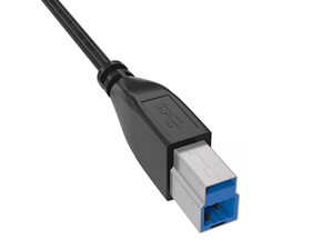 สาย USB 3.0 Type B แบบ6FT ความเร็วสูงมากสำหรับเครื่องพิมพ์, แท่นเชื่อมต่อกับฮาร์ดไดรเวอร์เครื่องสแกนเนอร์ยูเอสบีฮับ - Product Image 3