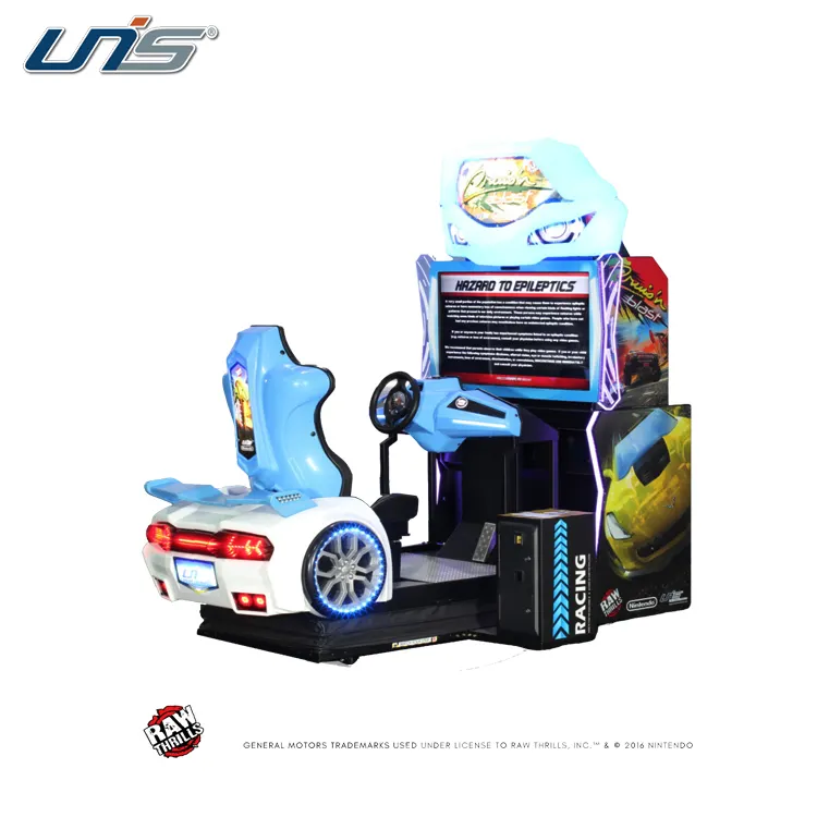 Compre Easy Operation UNIS Cruis'n Blast Arcade Racing Car Máquina de simulador de videojuegos