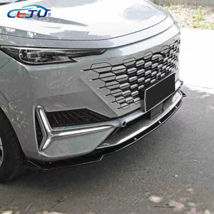 Araba ön tampon Splitter dudak vücut kiti Spoiler saptırıcı dudaklar difüzör Changan UNI-K 2021-2023 için Guard koruma - Product Image 5