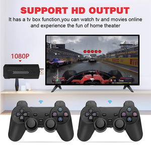 Yeni varış ABS ev oyun konsolu X2 artı Linux sistemi ile 4K HD iki kişi kablosuz FC GBC & MD oyun formatlarını destekler - Product Image 2