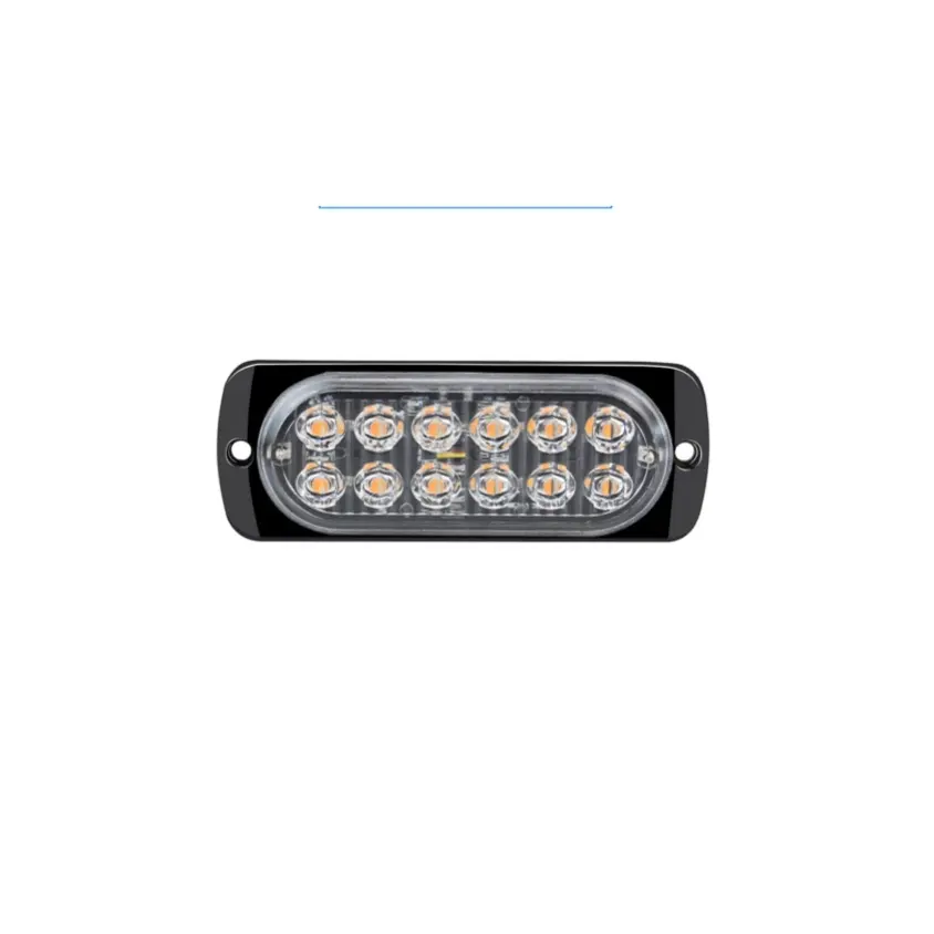 Valesun-luz de advertencia Led WS-12LED para coche, Faro de emergencia para tráfico, 12 luces