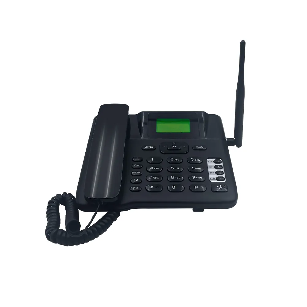 Teléfono de oficina inalámbrico 4G inalámbrico con ranura para tarjeta SIM teléfono fijo con tarjeta SIM teléfono inalámbrico digital