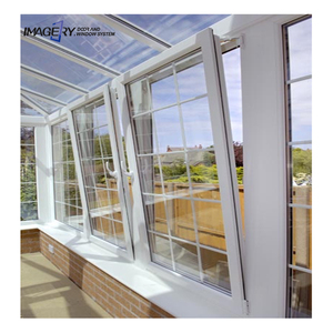 Modern Design Aluminum AlloyTilt Turn Glass Balcony <strong>Window</strong> Soundproof <strong>Window</strong> With Invisible Screen - Product Image 6