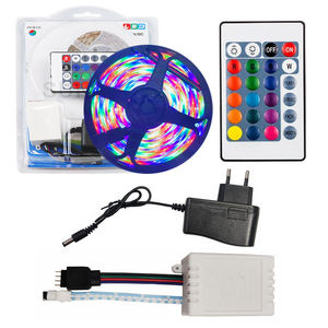 Yüksek kalite ucuz fiyat 12V 5 metre 2835 SMD RGB LED şerit ışık tüm Set Whole uzaktan kumanda LED şerit - Product Image 2