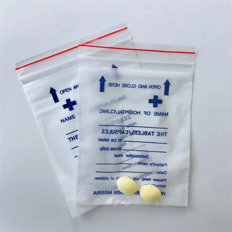 Пластиковые конверты для лекарств