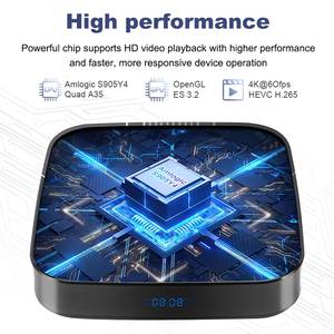 Reproductor multimedia Super Streaming de por vida X16 decodificador 4 + 32GB Amlogic S905Y4 8K Ultra HDR10 + WiFi6 Smart Android TV Box - Product Image 4
