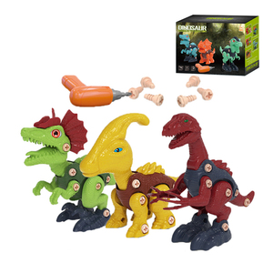DIY Assemble Learning <strong>Put</strong> up Block Dinosaur With Electric Screwdriver STEM <strong>Toys</strong> for Kids - Product Image 4
