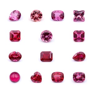 Pigeon Blood Red Lab Ruby 0.5ct 1ct 5mmルースルビー卸売ラウンドブリリアントカットラボ製ジュエリー用 - Product Image 5