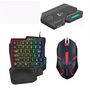 Ratón para juegos al por mayor de fábrica, juego de cinco piezas, periféricos de ordenador, ratón para juegos, controlador móvil, teclado y ratón