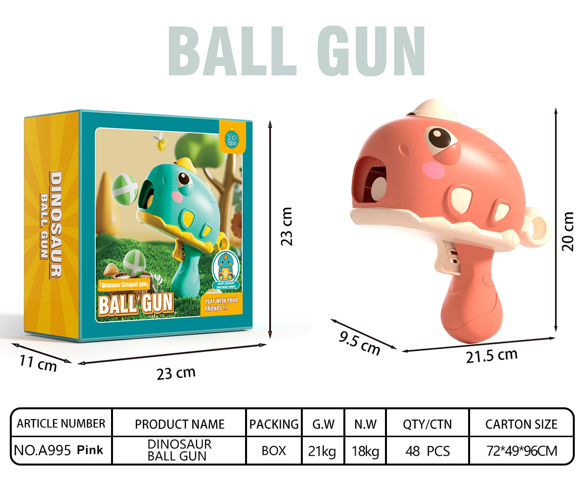 Pistolet de dinosaure A995-Pink