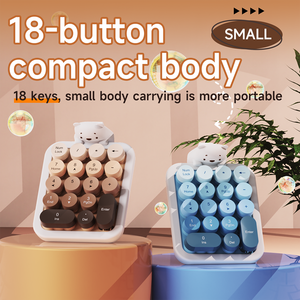 AJAZZ AF18 <span class=keywords><strong>Keyboard</strong></span> <span class=keywords><strong>Mini</strong></span> nirkabel portabel 2.4GHz, papan ketik lembut silikon elastisitas tinggi untuk Windows PC dan Laptop - Product Image 3