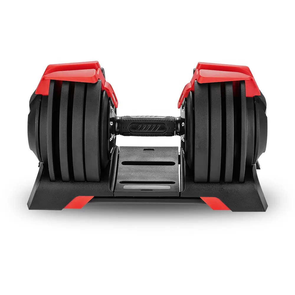 Vücut Fitness ev egzersiz hızlı bırakma dambıl seti ağırlık plakaları için spor spor Fitness ayarlanabilir dambıl 24Kg