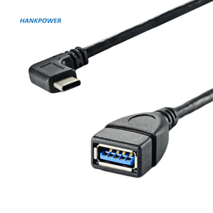 Custom USB3.1 Data OTG Cable USB3.0 Female AF to 90 Degree <strong>USB</strong> Type C Male Cable - Product Image 3
