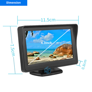 High Quality Fast Delivery <strong>Reverse</strong> Camera <strong>Display</strong> 4.3 Inch Car Monitor with Rear View Camera for Car <strong>Reverse</strong> Monitor - Product Image 4
