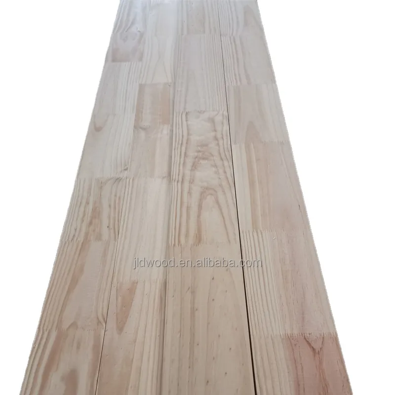 Tablero articulado para dedo, panel de madera de pino Radiata, borde pegado