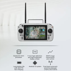 Skydroid G20การควบคุมระยะไกลพร้อมโปรเซสเซอร์6Nm 2.4 ghz/ 5.8GHz dual band 7นิ้วจอแสดงผลความละเอียดสูง30km ส่งภาพ - Product Image 4