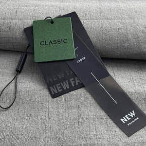 New Style Paper Hang Swing Tag Garment Hang Tags Eco Friendly Custom Paper Hang Tag With <strong>String</strong> - Product Image 6