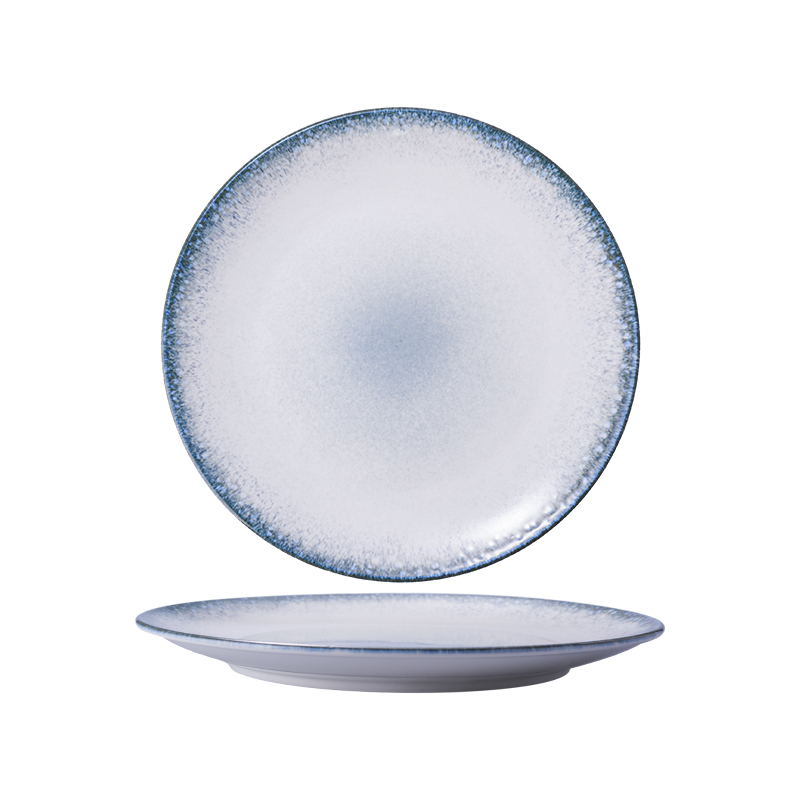 Round Plate Blue