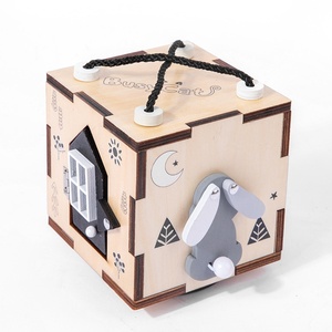 Wooden Children's Handheld Busy <strong>Box</strong>, Early Education <strong>Box</strong>, Hands-on and Brainy Baby Puzzle <strong>Toy</strong> - Product Image 6
