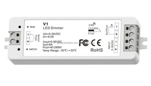LEDストリップライト調光器DC5V-36V8A単色LEDストリップテープ2835ネオンフレックスライト用ワイヤレス2.4GRFリモコン - Product Image 3
