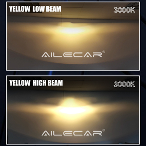 AILECAR 12V 3色双发光二极管投影仪镜头56W SMD 3570双反射器3000K 4300K 5800K汽车前照灯投影仪镜头升级 - Product Image 6