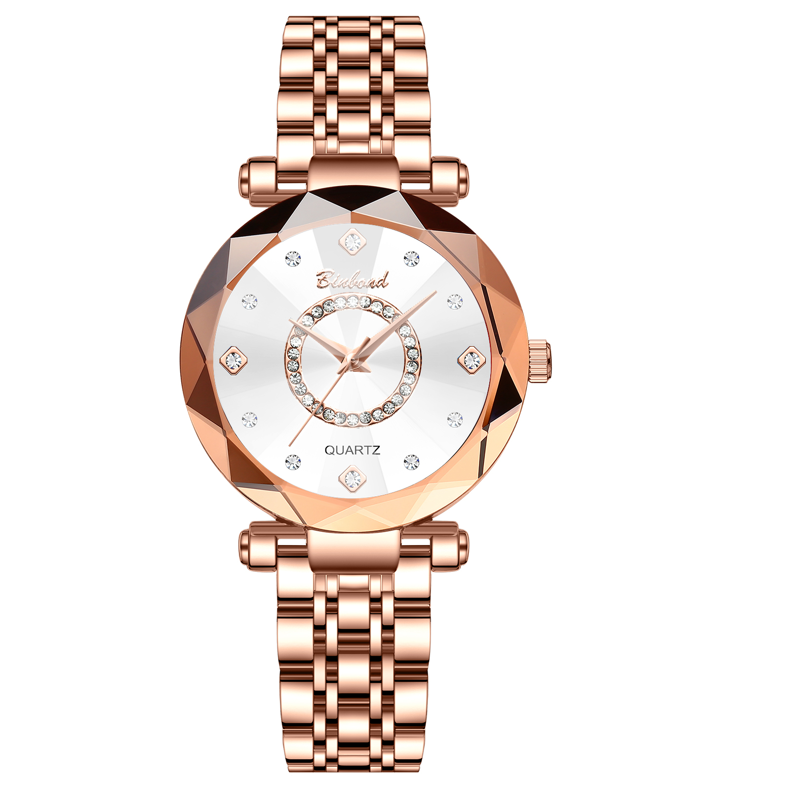 Rose gold-rose gold glass-white flour