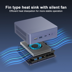 XZH New DDR4 RAM SSD Mini PC Intel Alder Lake-N100 12th <strong>Quad</strong> <strong>Core</strong> Win11 Pro 4K UHD Dual Wi-Fi Business Mini <strong>Computer</strong> US/EU/AU - Product Image 5