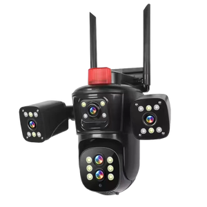 4MP Zoom Video CCTV Cámara inalámbrica Exterior 4G Red IP Ptz Detección de movimiento Alarma Seguridad para el hogar Cámara CCTV con nube