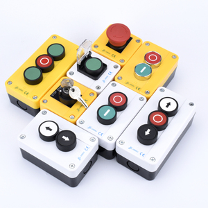 Proveedor de caja de control de botón de arranque y parada impermeable a prueba de polvo Estación de control industrial personalizada - Product Image 1