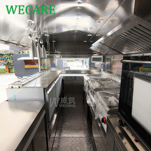 Wecare รถเข็นขายอาหารเคลื่อนที่ได้, รถเข็นรับเครื่องดื่มในครัวรถพ่วงอุปกรณ์ครบครัน - Product Image 6
