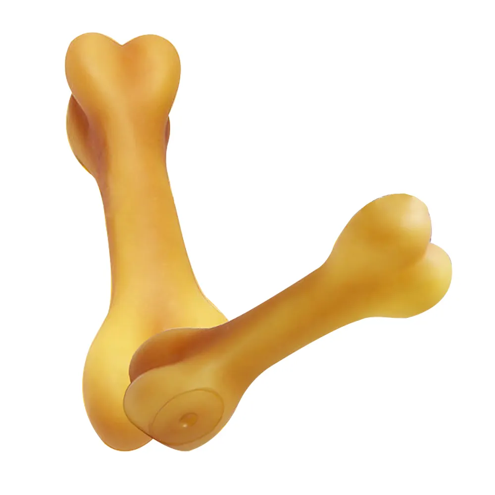 Manji osso di gomma Pet in Silicone giocattolo personalizzato all'ingrosso carino gioco interattivo di lusso cane gatto animale 1 pz/opp sacchetto MJ-4234