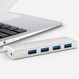 Nuovo modello di fabbrica Hub 3.0 USB In lega di alluminio a 4 porte Hub di trasferimento dati In Stock per uso Ethernet - Product Image 4