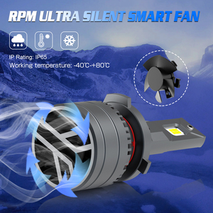 Gview อุปกรณ์ตกแต่งรถยนต์ G15ระบบให้แสงสว่างอัตโนมัติ9005 HB3 9006 HB4หลอดไฟ LED ชุดแปลงหลอดไฟหน้าอุณหภูมิ6000K สี - Product Image 4
