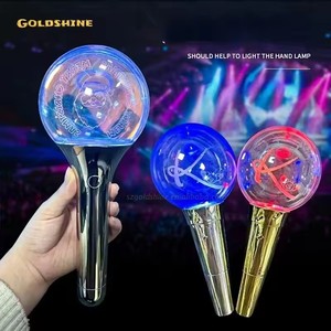 Bts Idol özel 3D RGB işık sopa elektrolizle bomba konser Cheerign Penlight parti süslemeleri özelleştirilebilir - Product Image 1