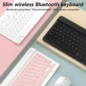 CJ1212 Mini Teclado recargable Y Mouse Teclado y ratón de diente azul Pequeño teclado inalámbrico y ratón Combo para IOS Tablet PC - Product Image 4