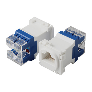 Rotondo australiano Rj45 femmina Jack modulo di rete cavo di rete Rj45 Gigabit modulo Computer Rj45 Cat6 Keystone Jack - Product Image 1
