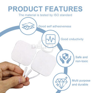 Ems Stimulator otot elektrik, mesin pemijat kuncir, dapat digunakan kembali merekat sendiri, penggantian <span class=keywords><strong>Unit</strong></span> puluhan bantalan elektroda - Product Image 2