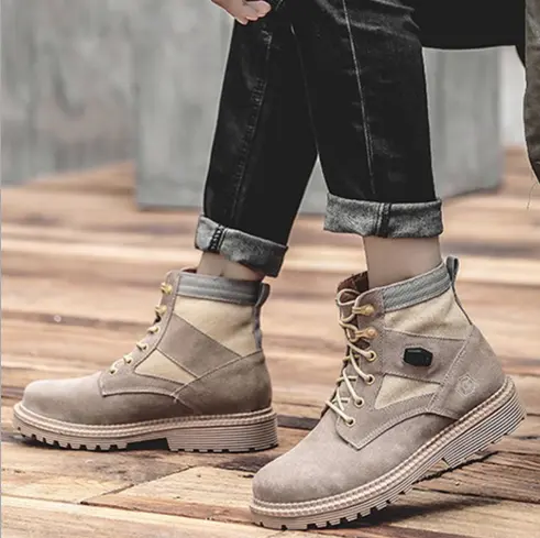 Botas masculinas de alta tecnologia, botas martin de inverno, couro, de grafeno, recarregável, oem, sapatos de aquecimento para neve, 2022