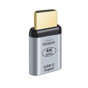 镀金UHD 8k视频转换器类型-C至HDMI/VGA/DP/RJ45/迷你DP 4K 60Hz USB类型C适配器输出类型交流 - Product Image 1