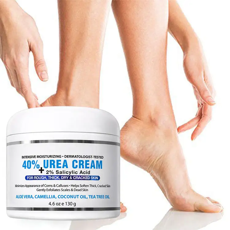Custom Logo Private Label Dead Skin Remova Foot Repair Cream Peeling Moisturizing Cracked Heels Urea 40% Exfoliating Foot Cream