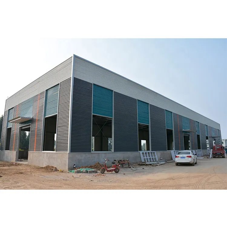 Cina Harga Murah rakitan cepat desain Modern struktur baja profesional gedung gudang peternakan unggas