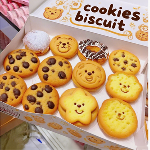 Lớn brookie Cookies hộp giấy bao bì các tông màu hồng duy nhất nhỏ sang trọng giáng sinh tùy chỉnh Cookie hộp - Product Image 4
