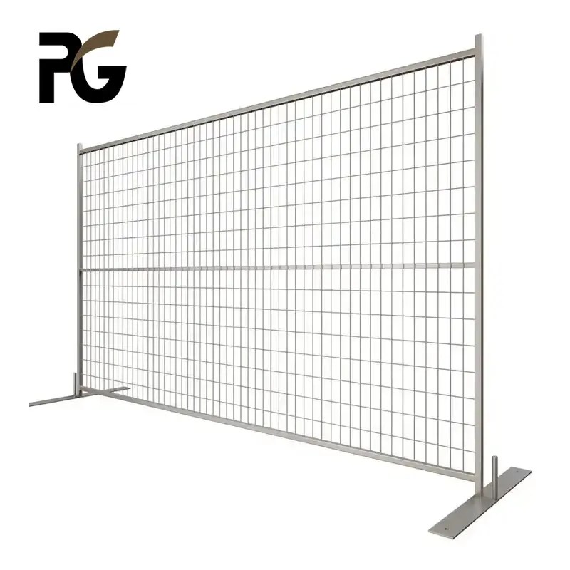 Pannello di recinzione temporaneo in metallo zincato più economico Heras pannello di recinzione in rete del sito